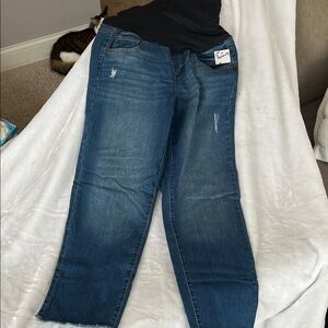 Women's Maternity Blue Jeans